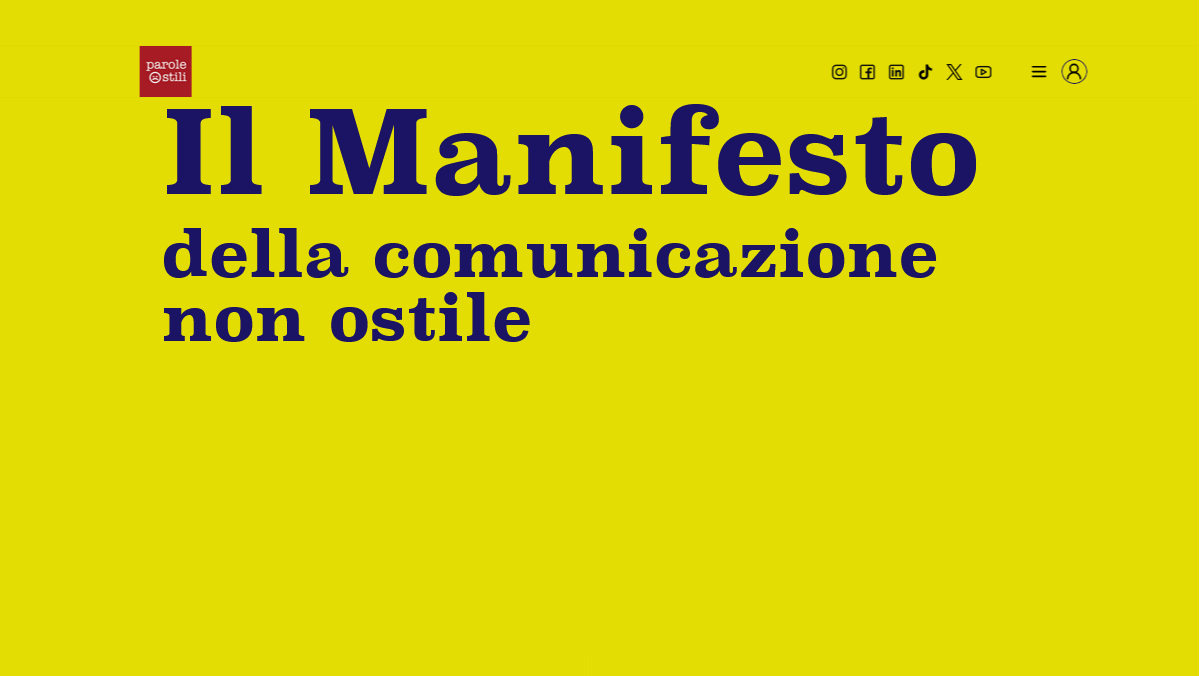 No Alternative per la comunicazione non ostile